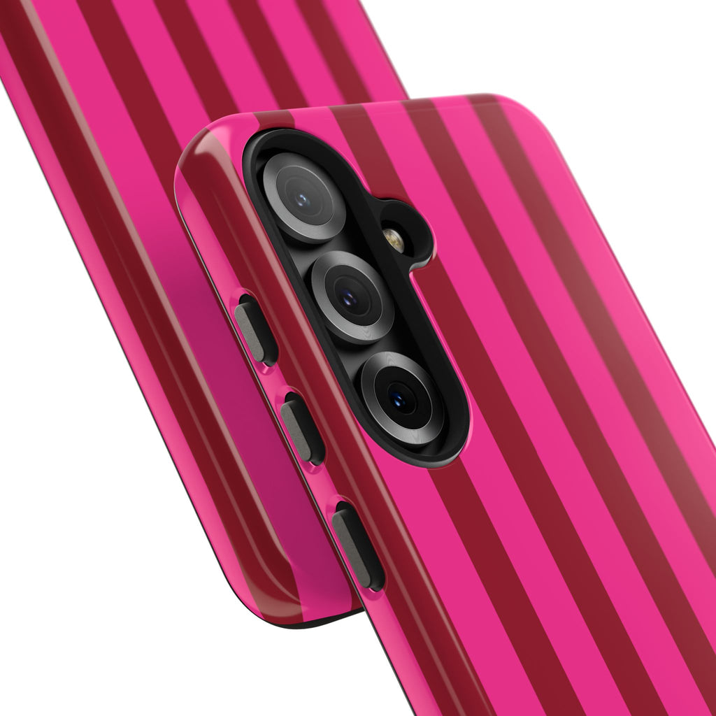 Bold Stripes Samsung Galaxy Case | Strawberry Burst