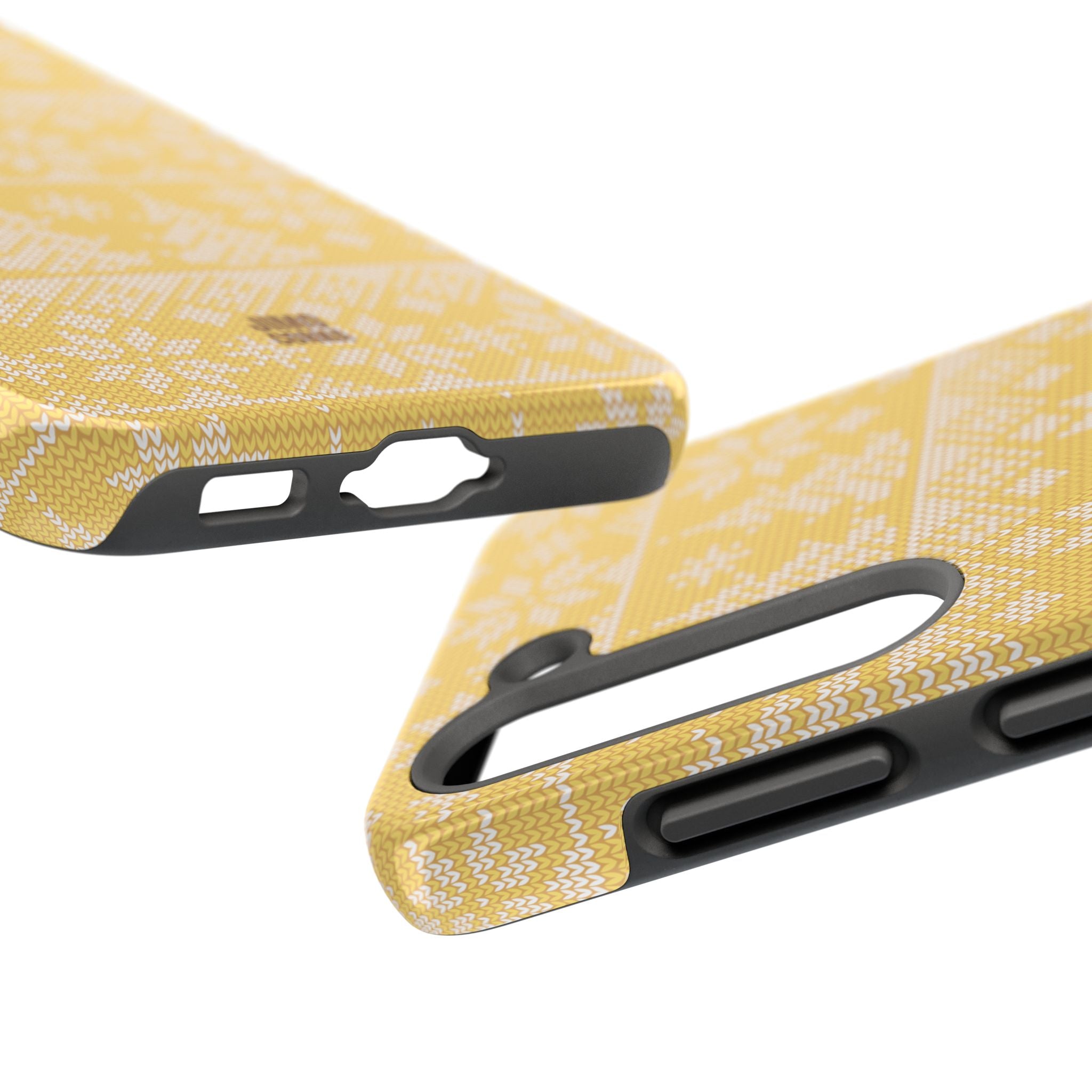 Holiday Knit | Yellow Samsung Galaxy Case