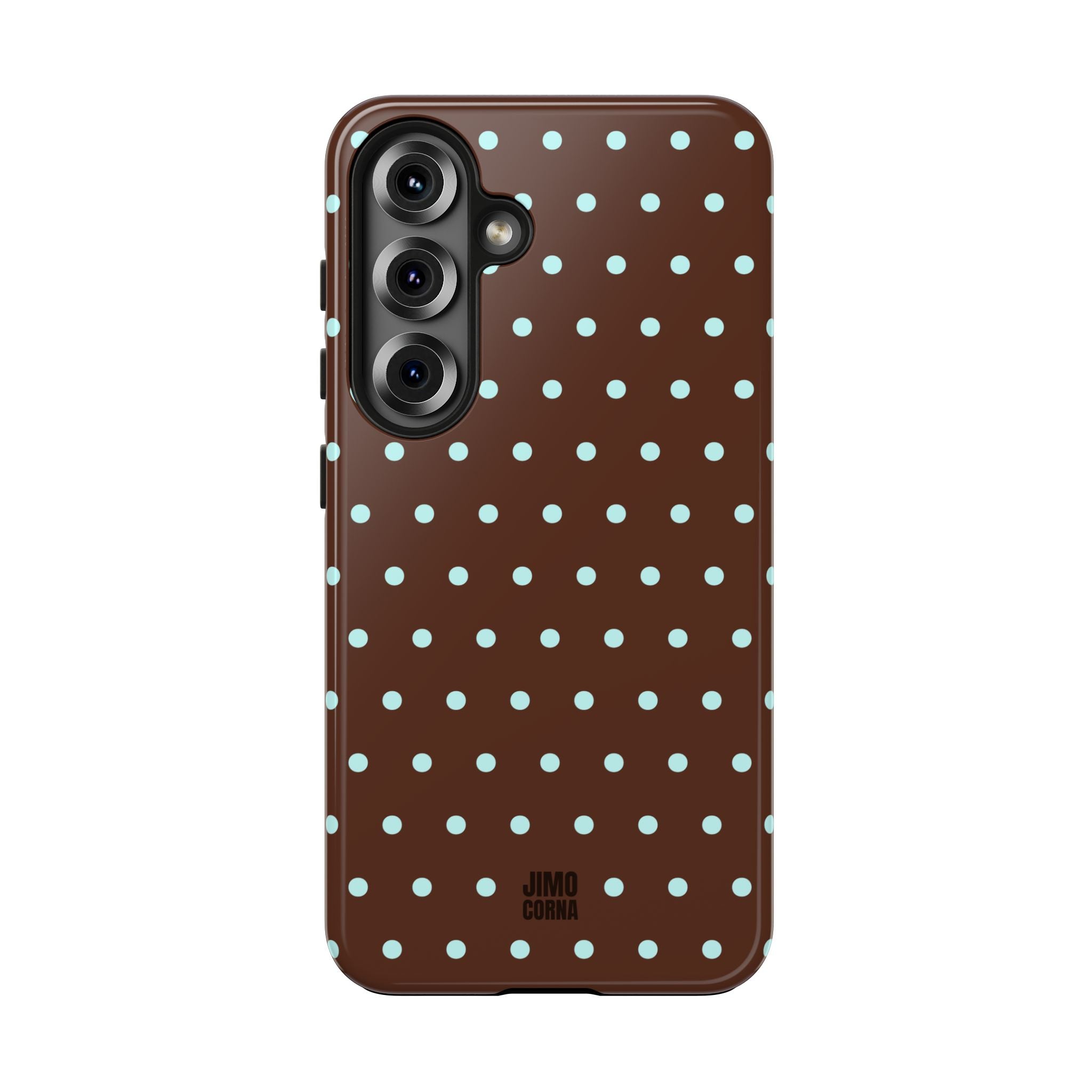 Polka Dot | Brown and Blue