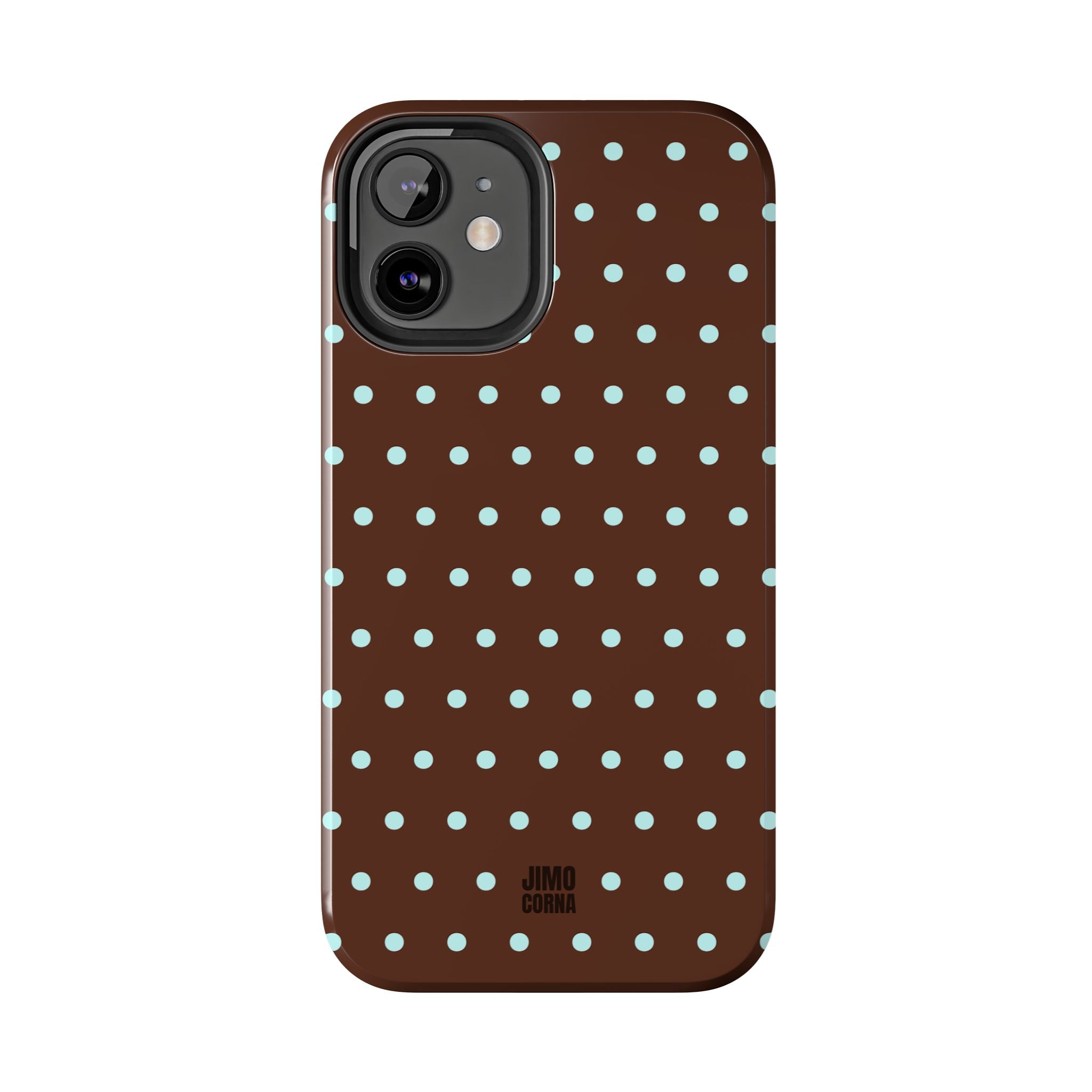 Polka Dot | Brown and Blue