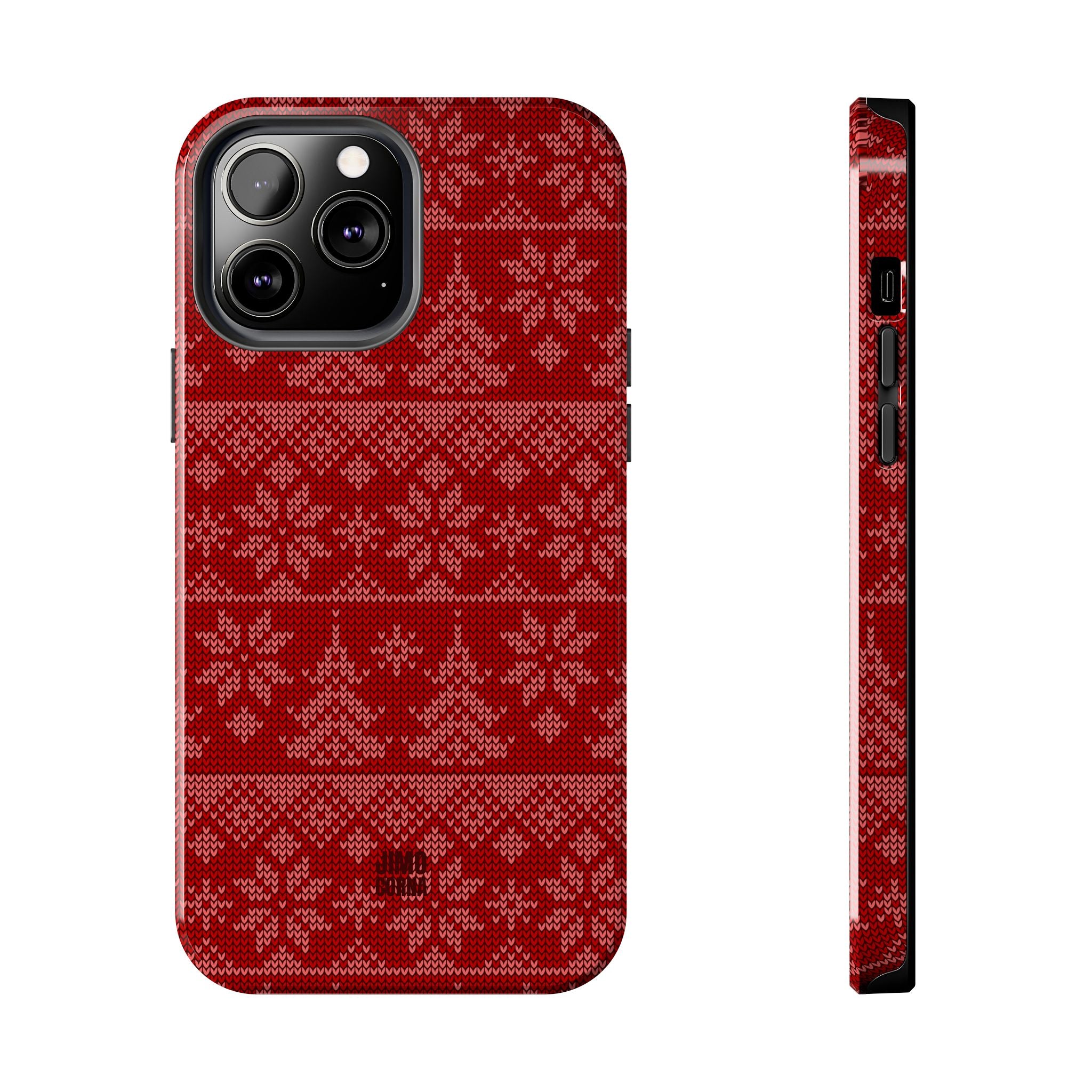 Holiday Knit | Red iPhone Case