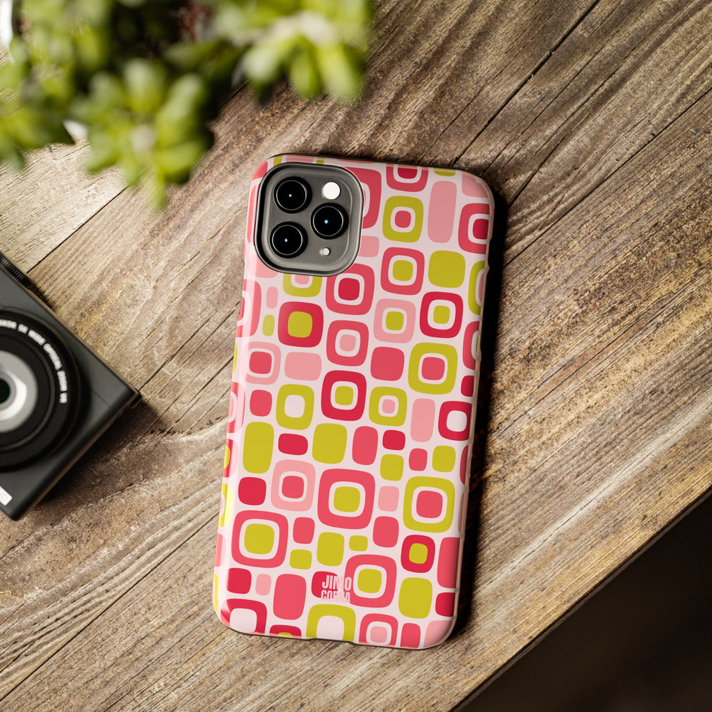 Bubble Pop Geometry iPhone Case