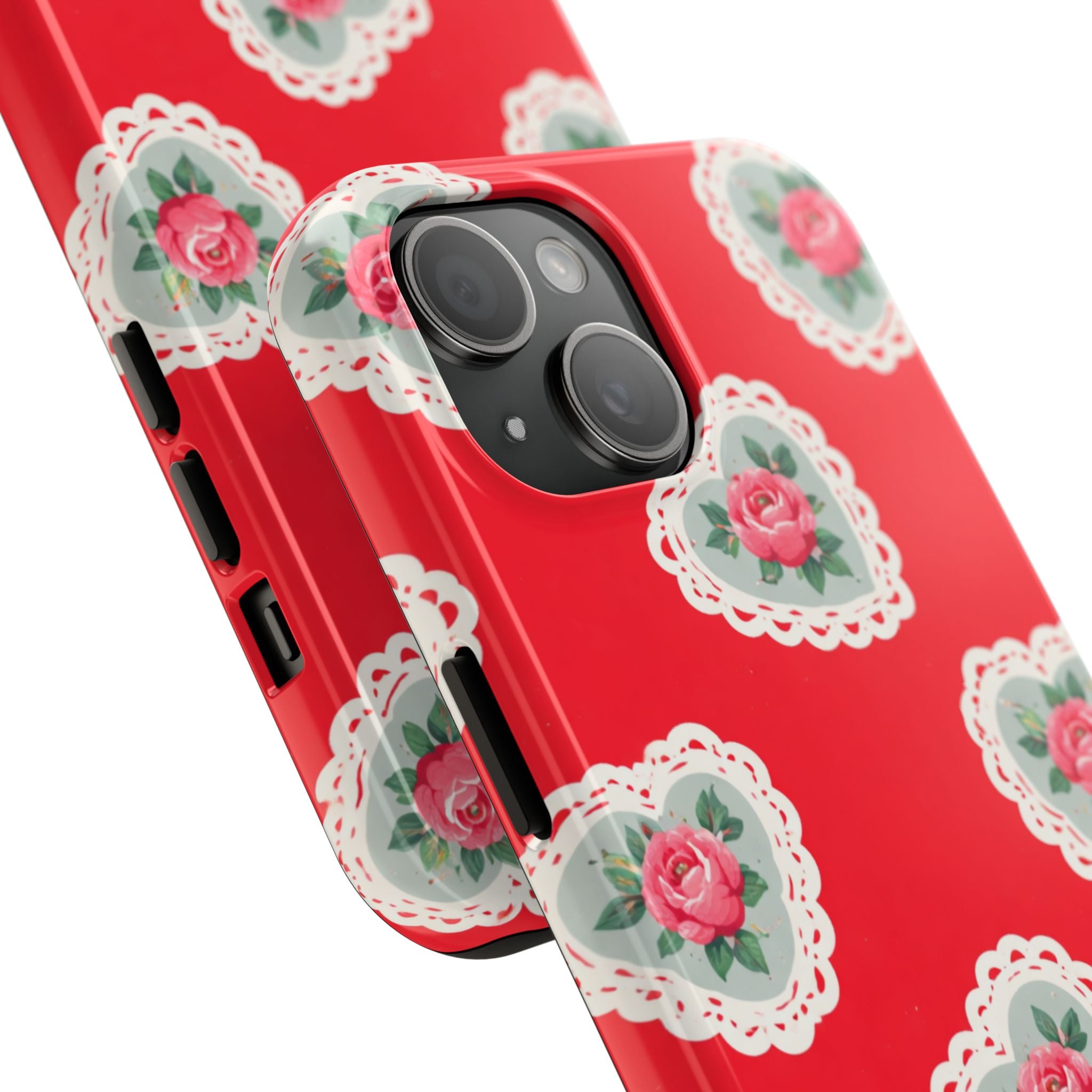 Rosy Lace iPhone Case
