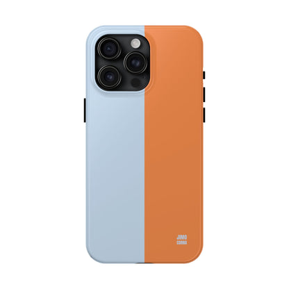 Orange and Blue Color Block