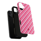 Angelina Stripes | Hot Pink - MagSafe iPhone Case