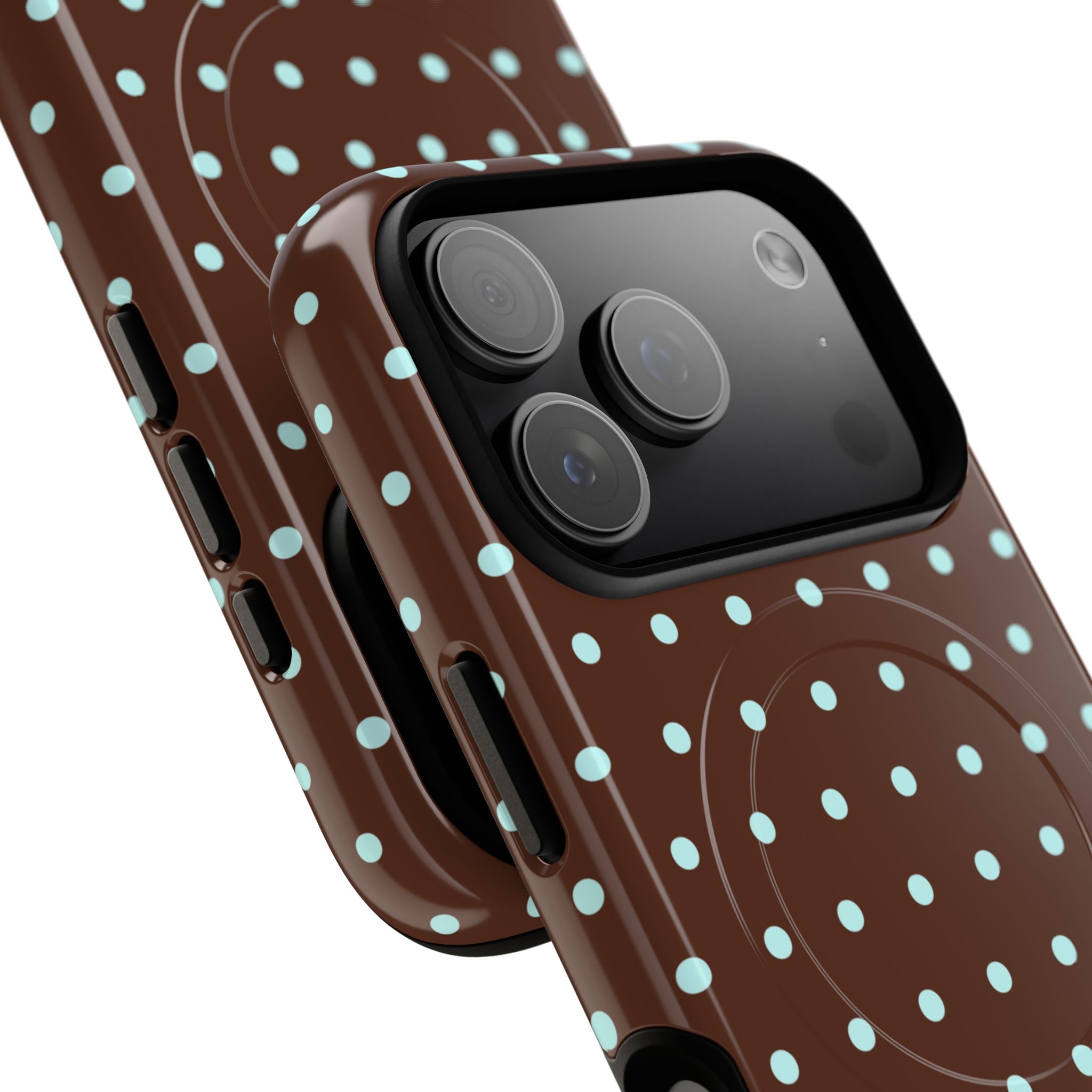 Polka Dot | Brown and Blue