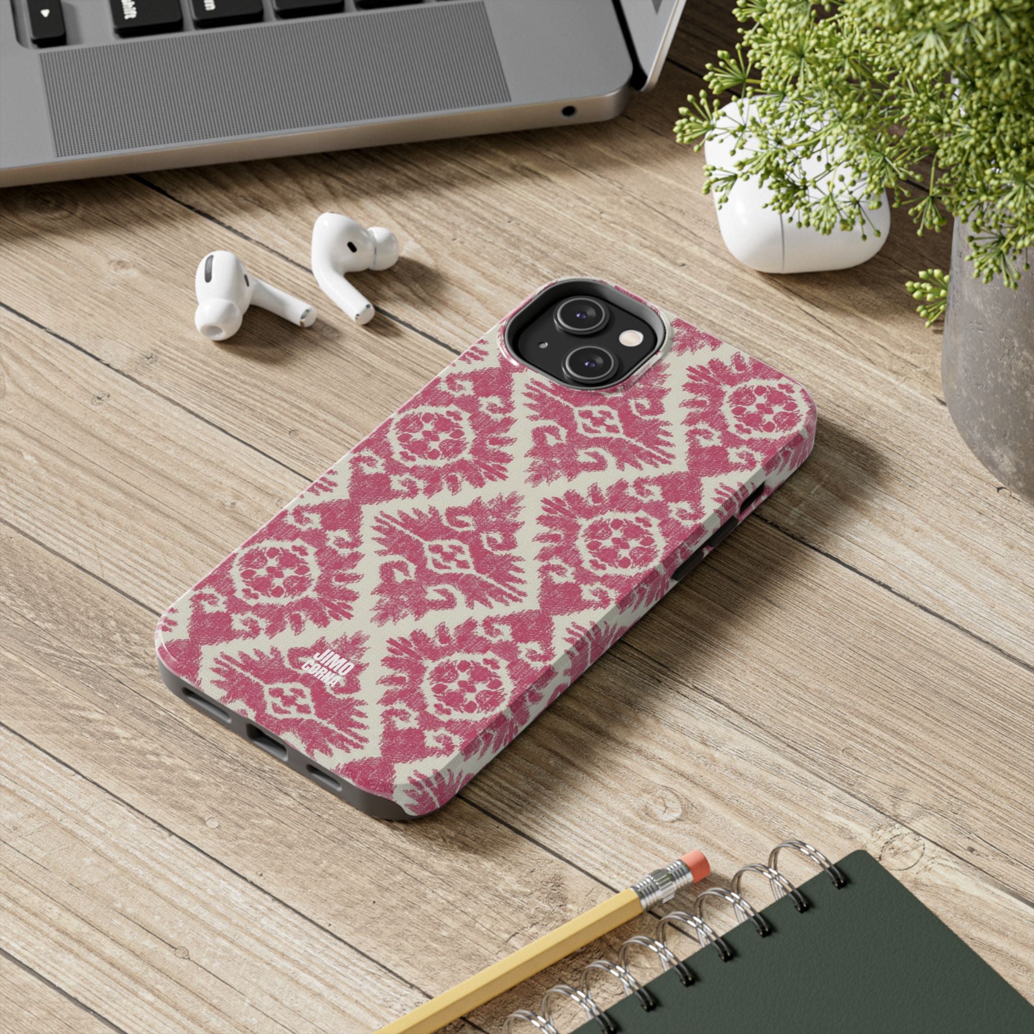 Damask iPhone Case | Pink
