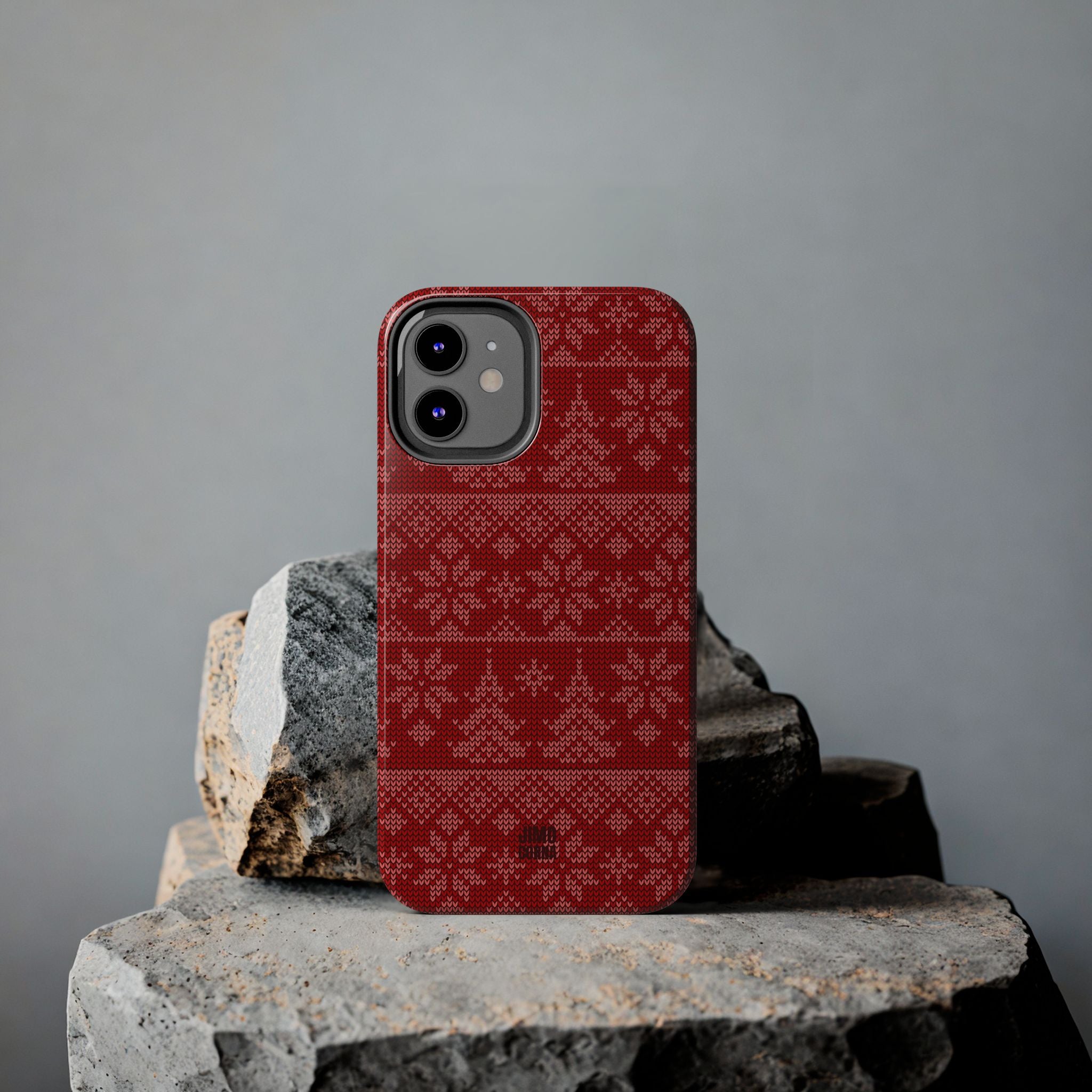 Holiday Knit | Red iPhone Case