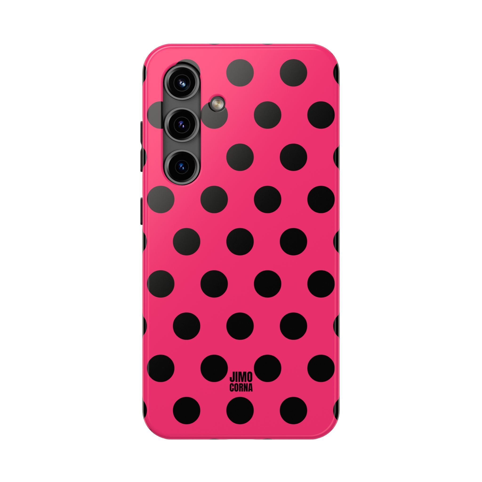 Big Polka Dot | Hot Pink and Black