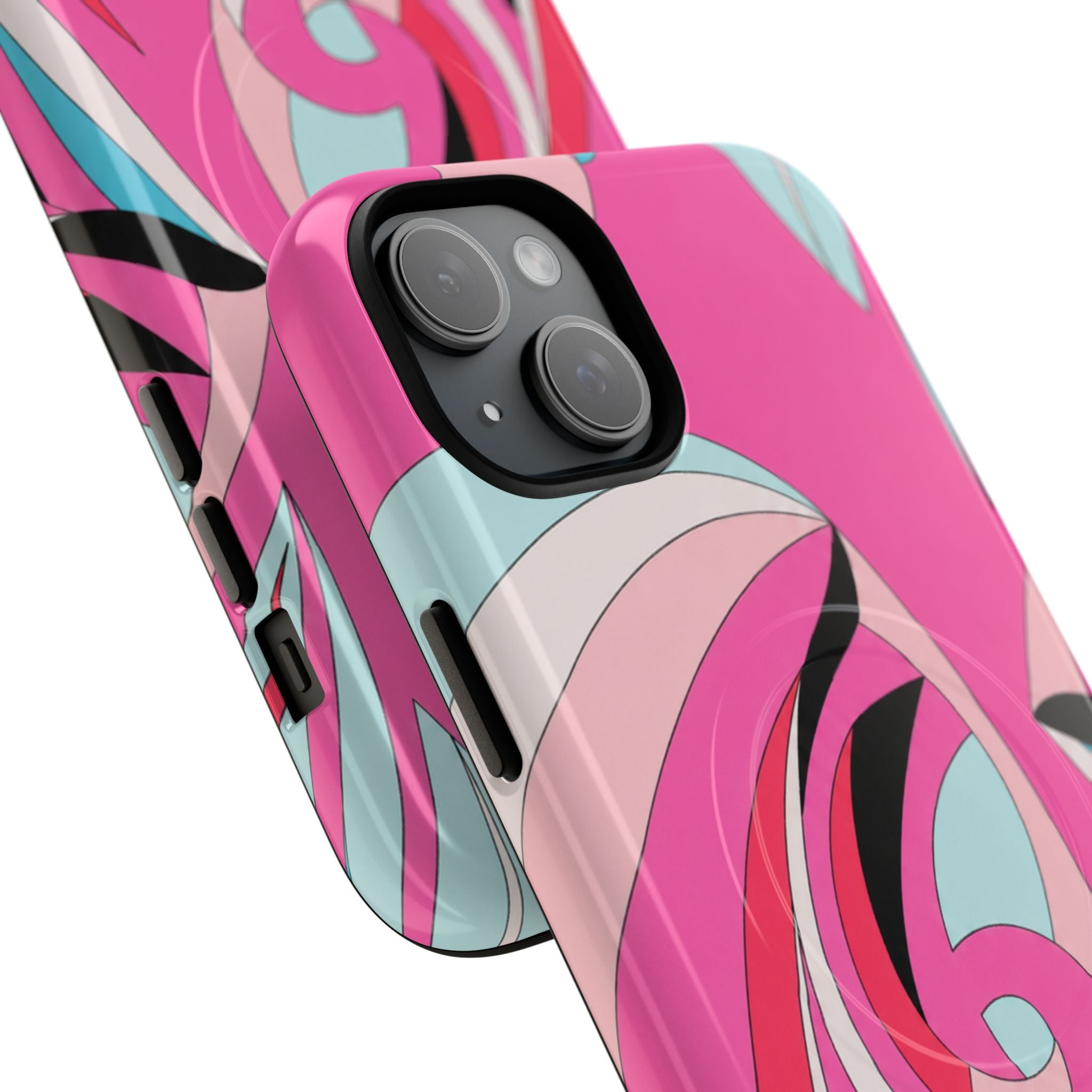 Pink Tropic Swirl MagSafe iPhone Case