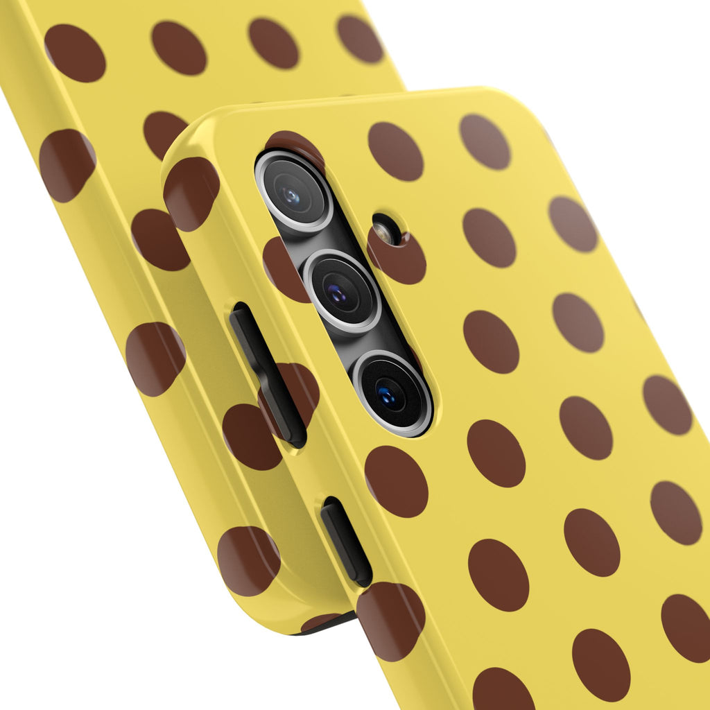 Big Polka Dot | Yellow and Brown