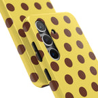 Big Polka Dot | Yellow and Brown