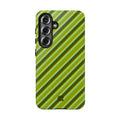 Angelina Stripes | Olive - Samsung Galaxy Case