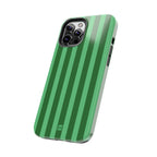 Olive Green Bold Stripes
