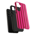 Bold Stripes Samsung Galaxy Case | Strawberry Burst