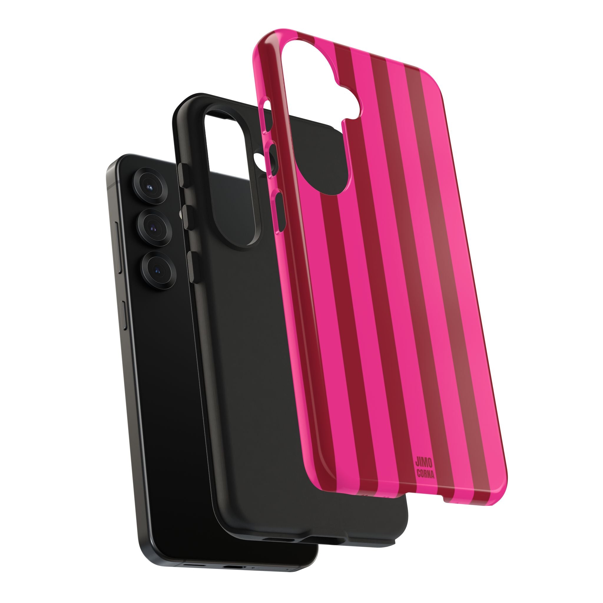Bold Stripes Samsung Galaxy Case | Strawberry Burst