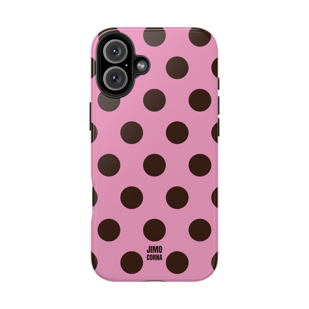 Big Polka Dot | Pink and Black