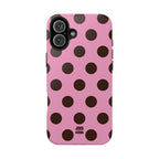 Big Polka Dot | Pink and Black