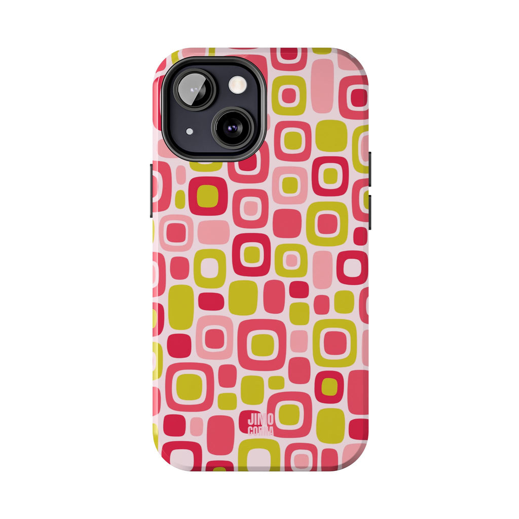 Bubble Pop Geometry iPhone Case