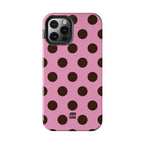 Big Polka Dot | Pink and Black