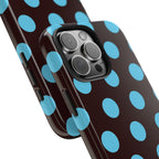 Big Polka Dot | Brown and Blue