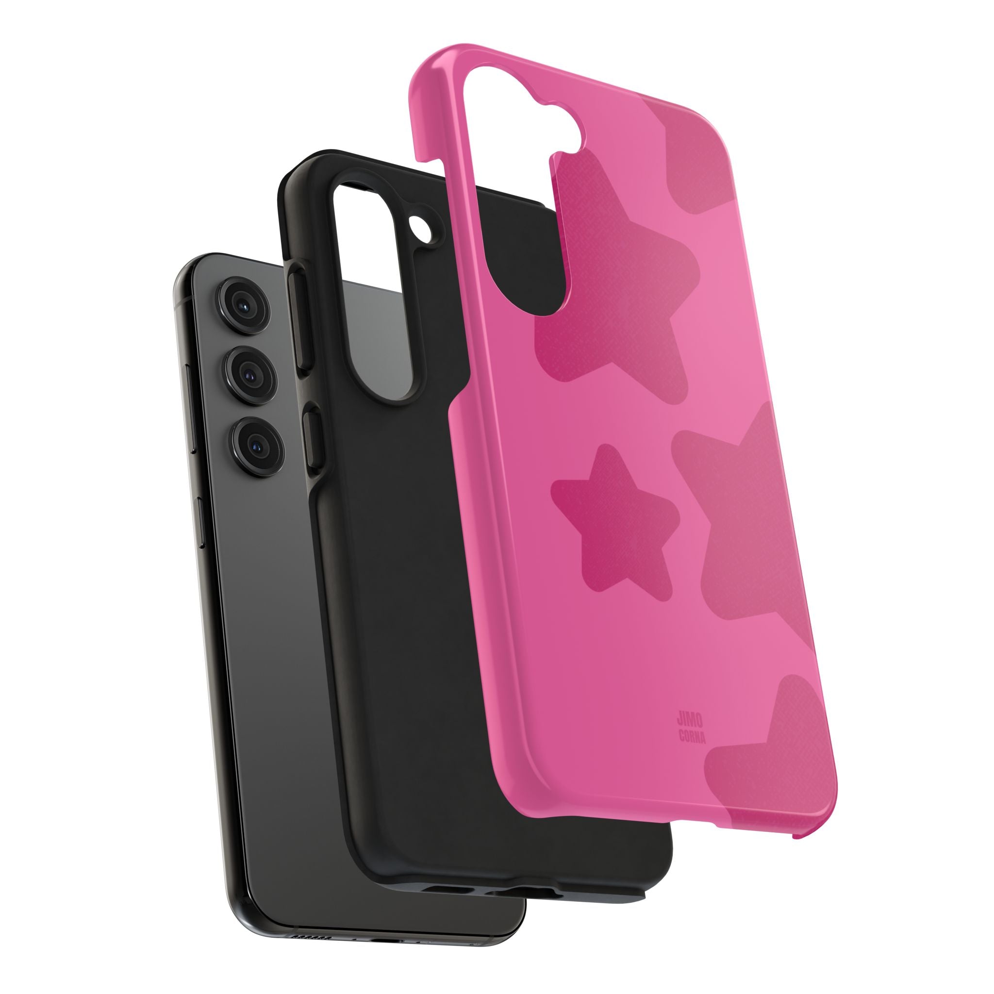 Hot Pink Bold Stars