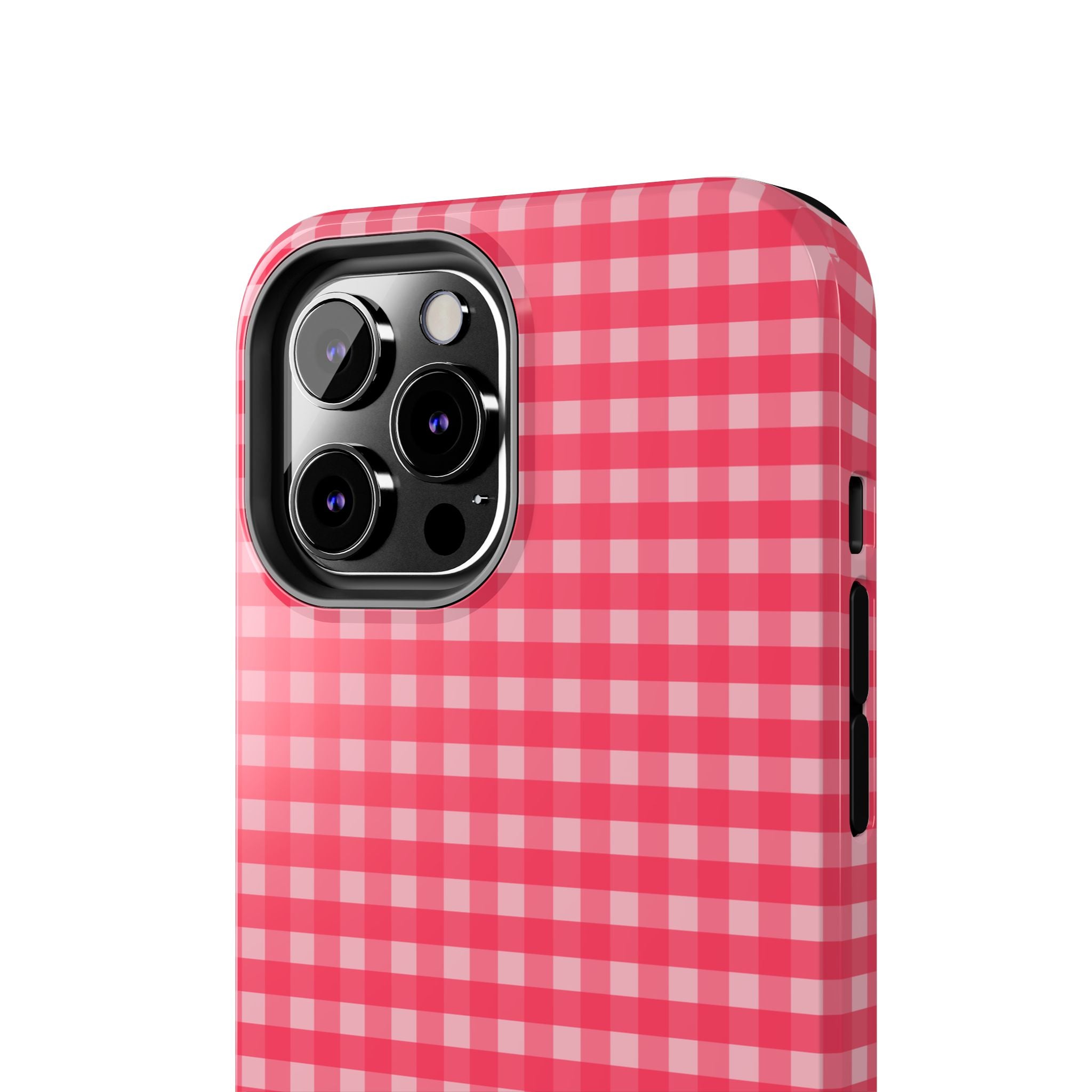Farm Gingham iPhone Case | Hot Pink
