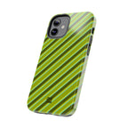 Angelina Stripes | Olive - iPhone Case