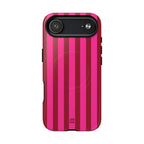 Strawberry Burst Bold Stripes