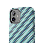 Angelina Stripes | Blue - iPhone Case
