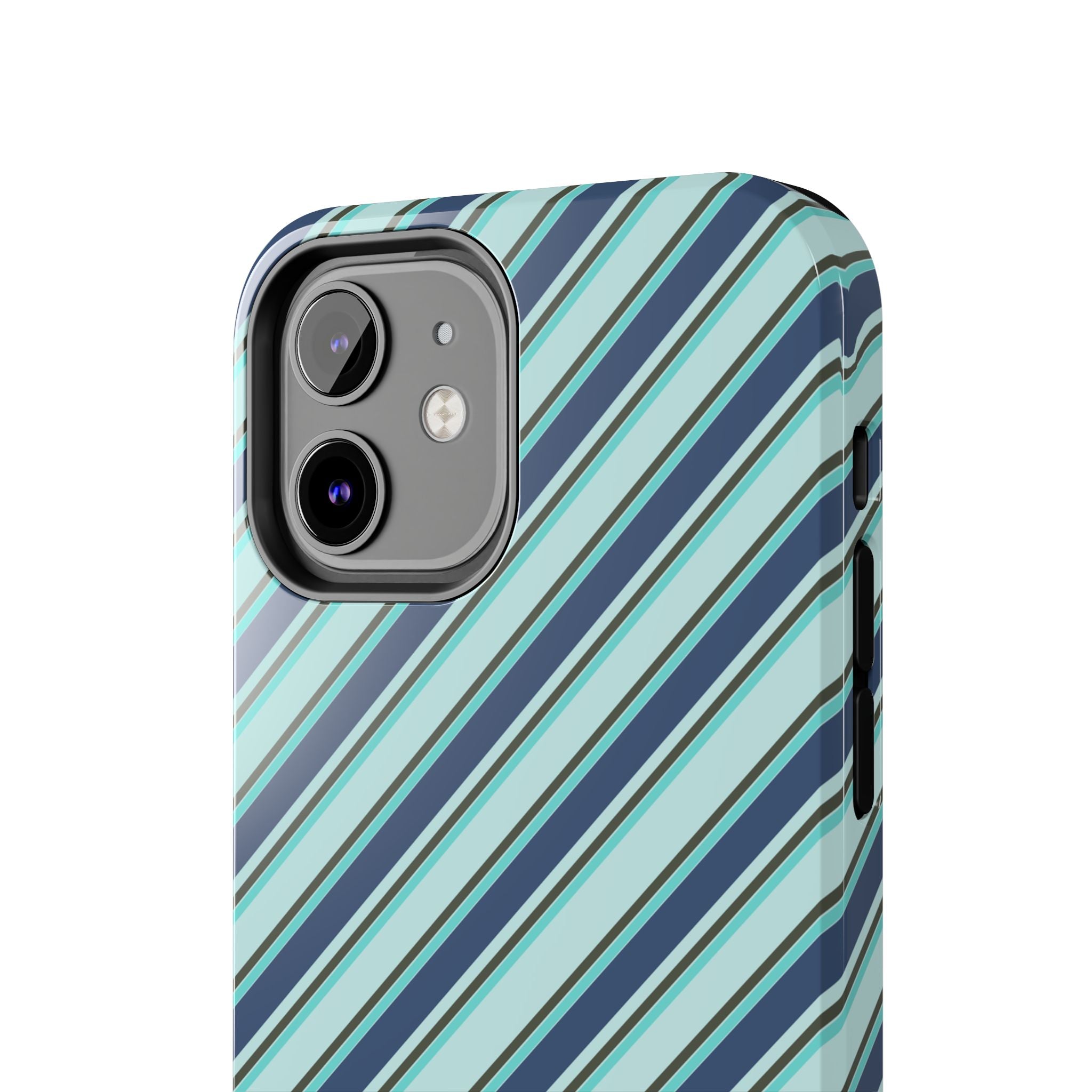 Angelina Stripes | Blue - iPhone Case