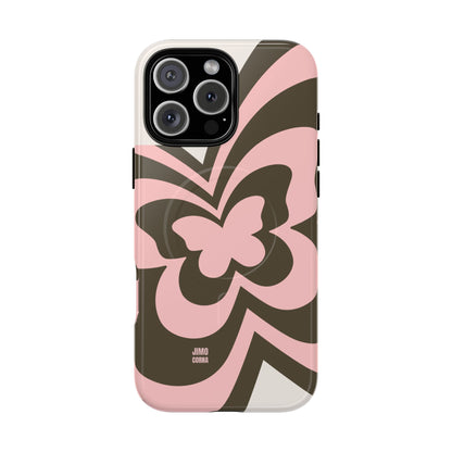 Pink Retro Butterfly