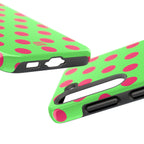 Big Polka Dot | Green and Pink