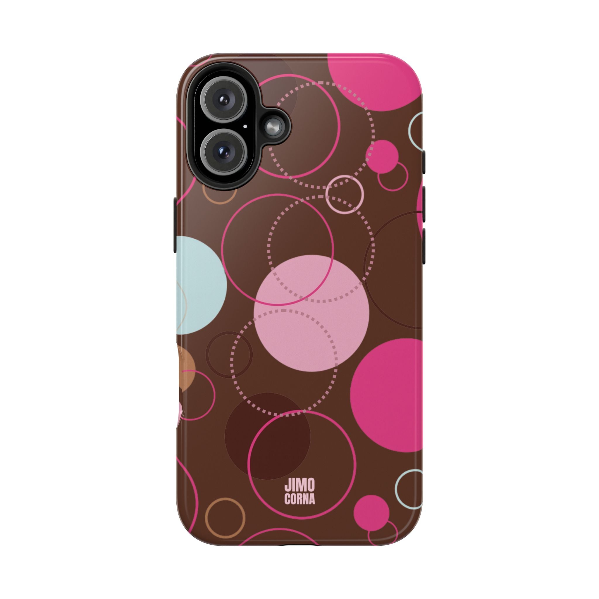 Spiral Pop iPhone Case | Brown