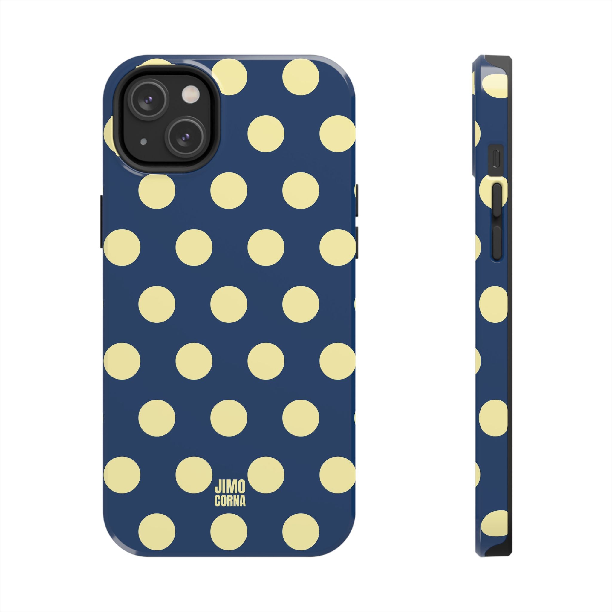Big Polka Dot | Blue and Cream