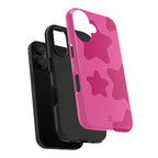 Hot Pink Bold Stars