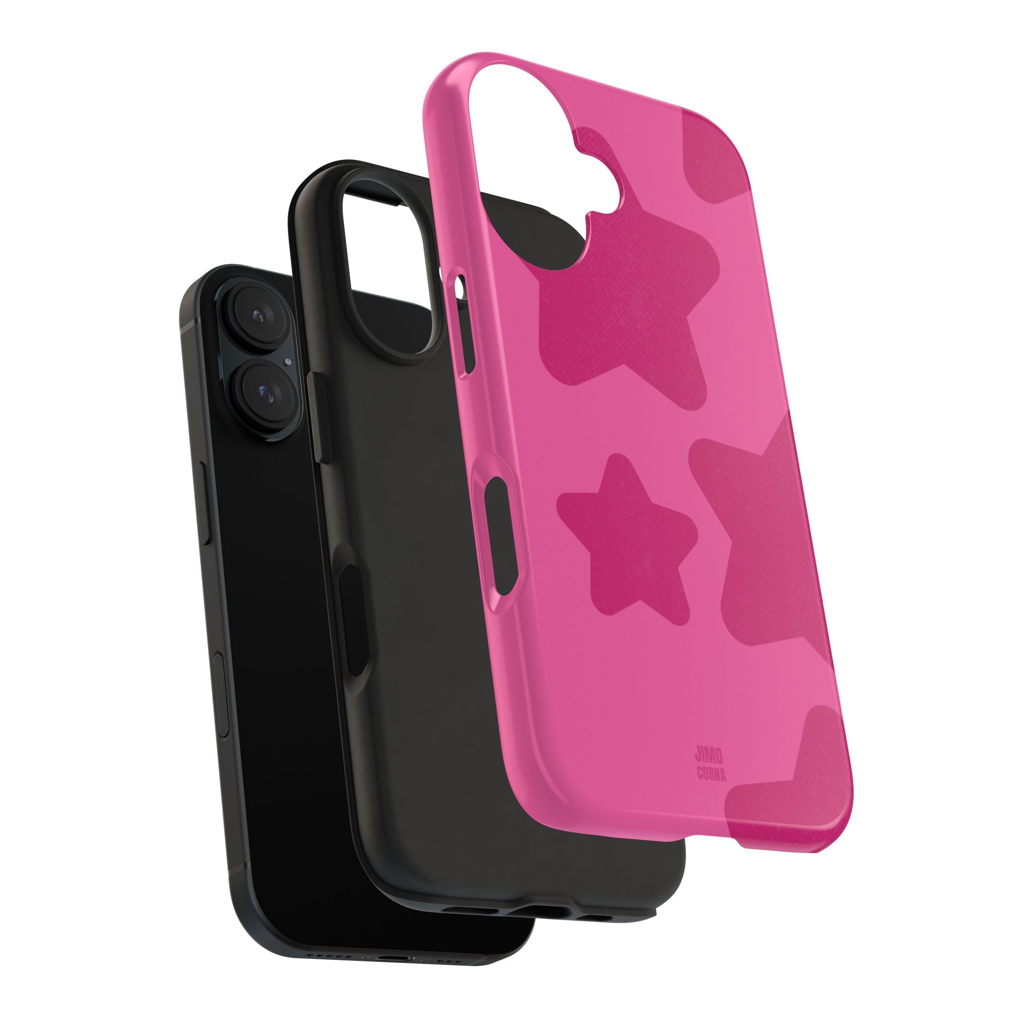 Hot Pink Bold Stars
