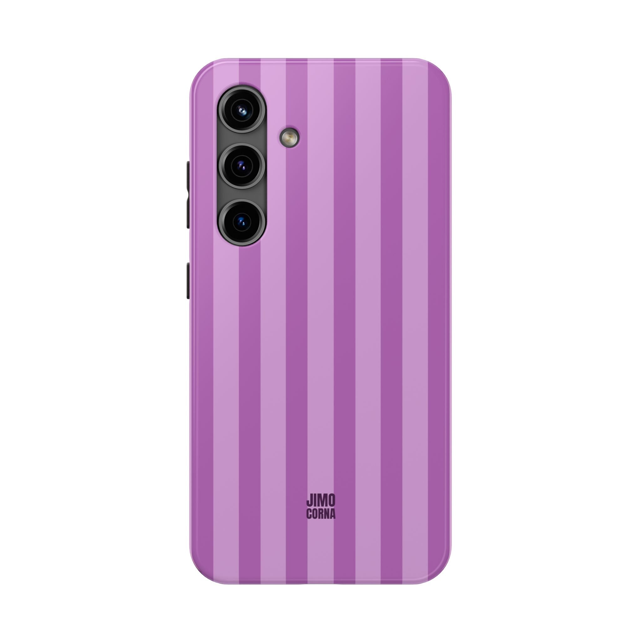 Bold Stripes Samsung Galaxy Case | Plum