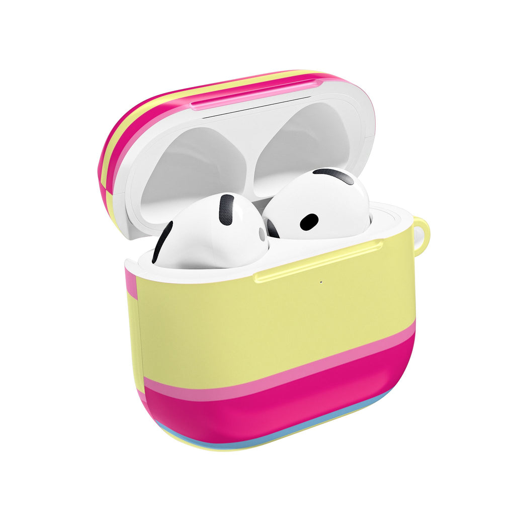 Lemonberry Stripe AirPods Case