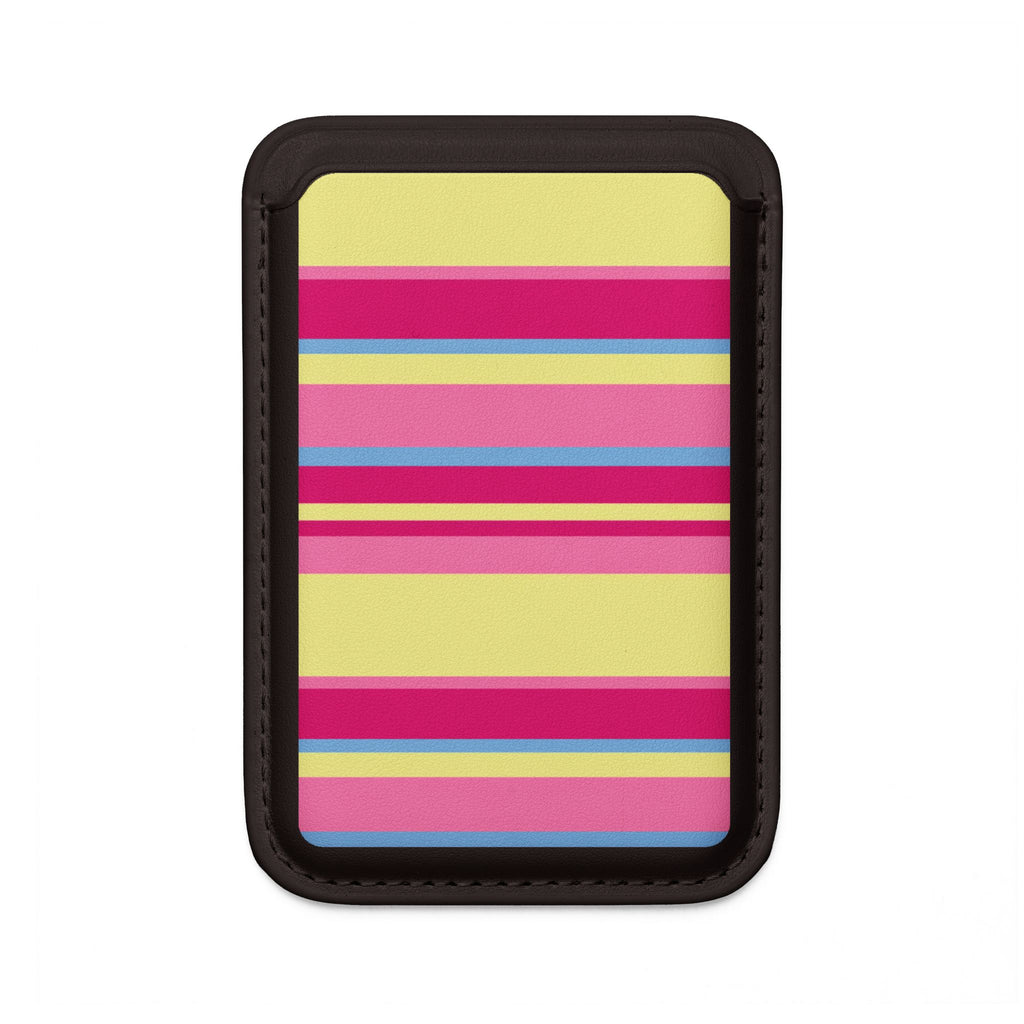 Lemonberry Stripe Vegan MagSafe Wallet