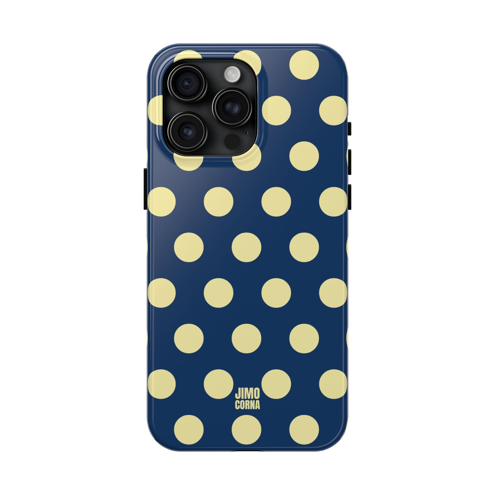 Big Polka Dot | Blue and Cream