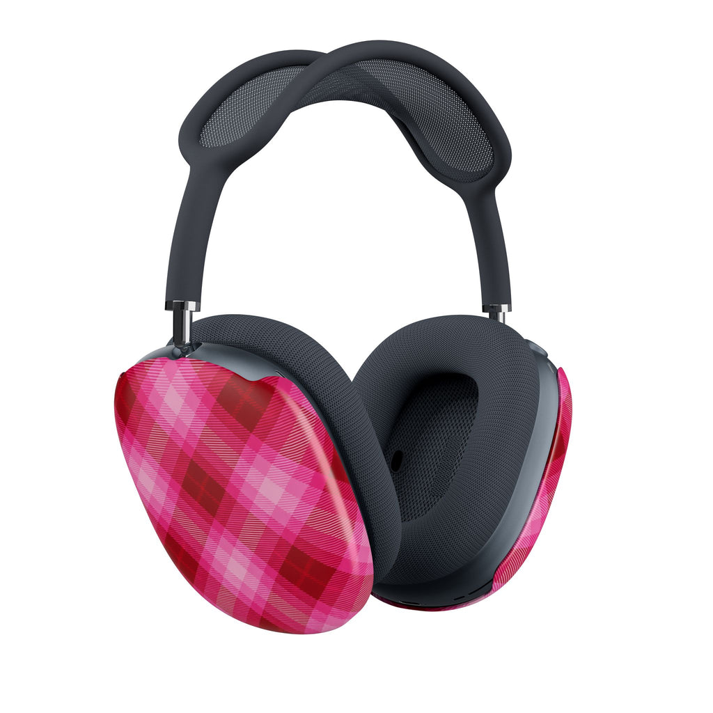 Pink Picnic Plaid AirPods Max Covers
