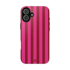 Strawberry Burst Bold Stripes