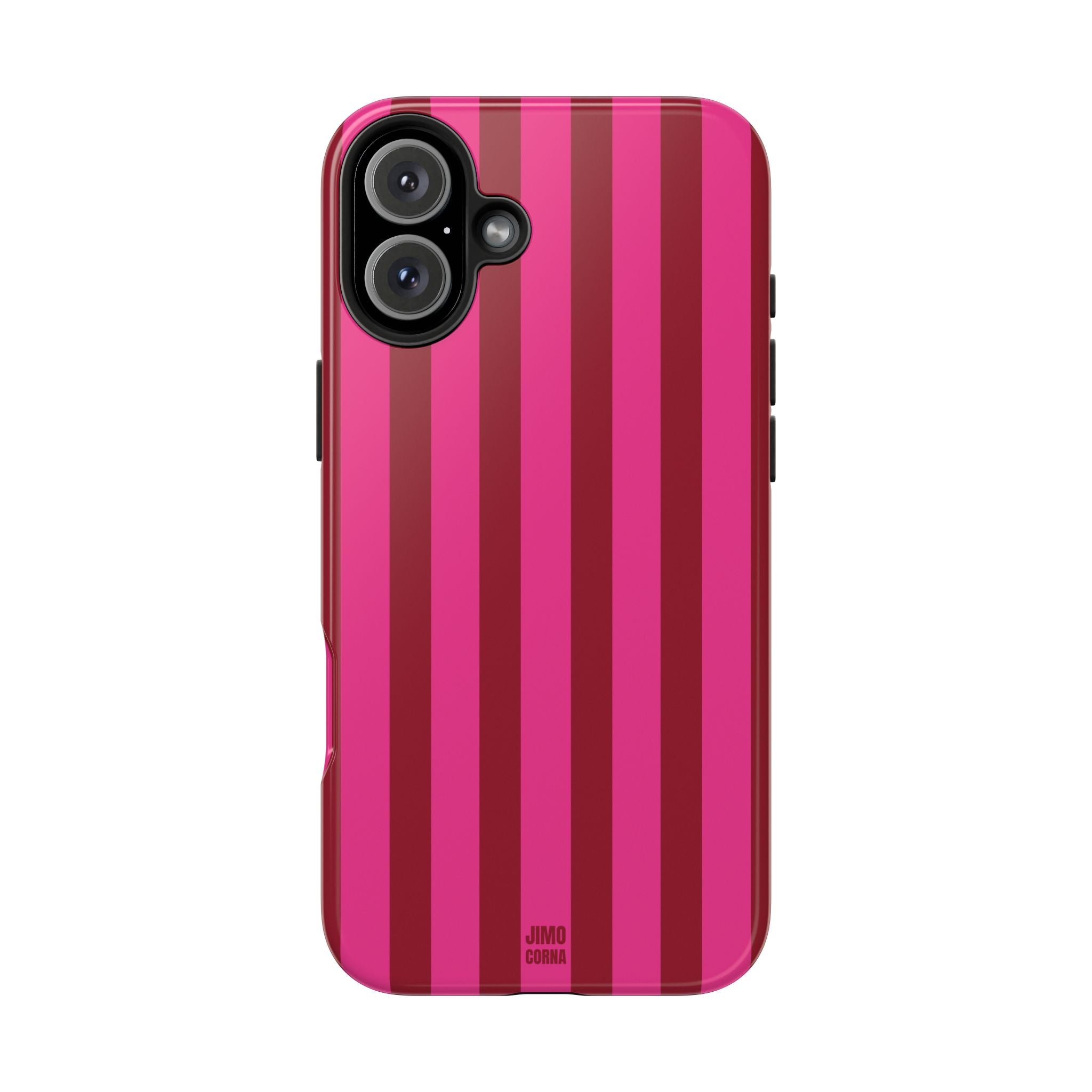 Strawberry Burst Bold Stripes