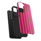 Bold Stripes Samsung Galaxy Case | Strawberry Burst