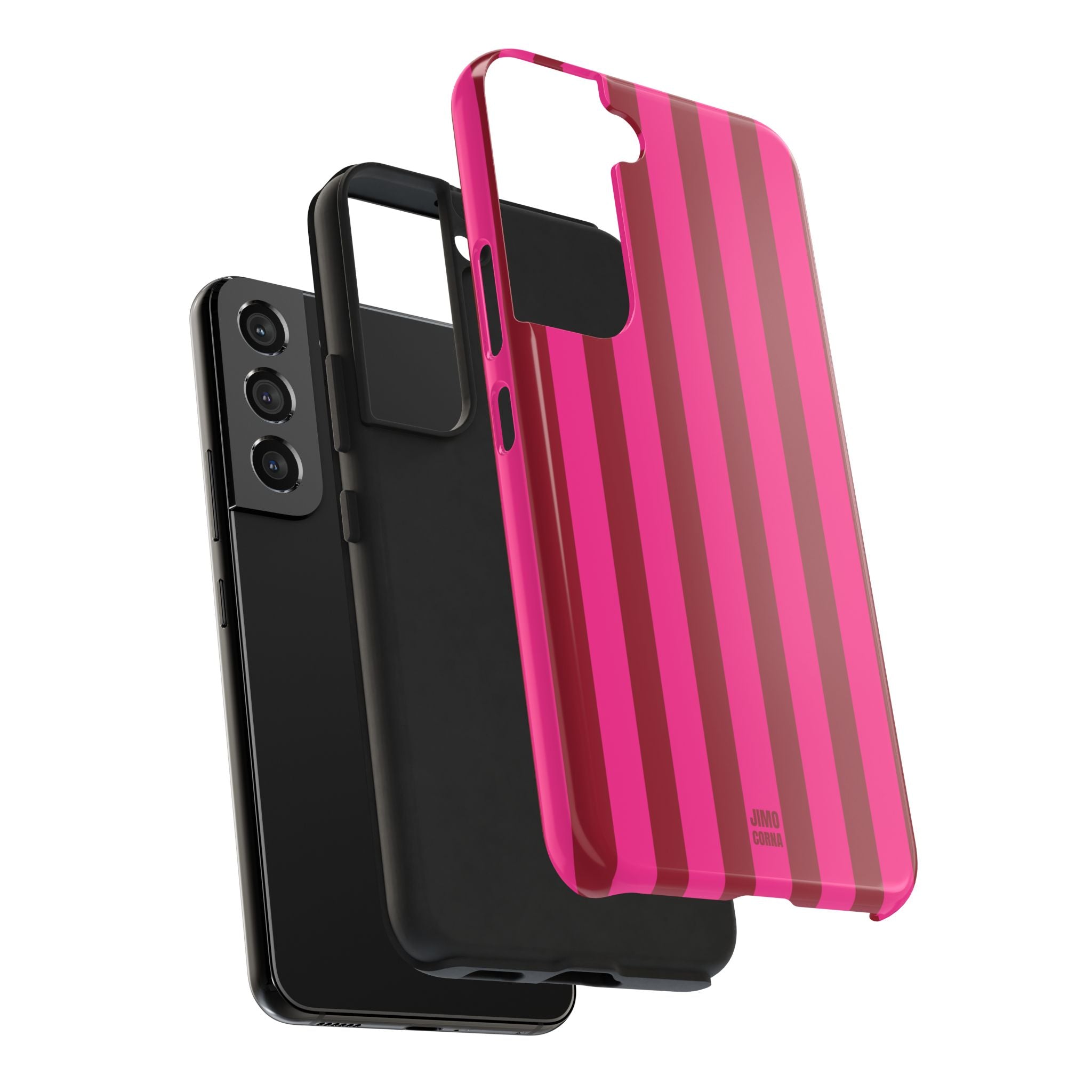 Bold Stripes Samsung Galaxy Case | Strawberry Burst