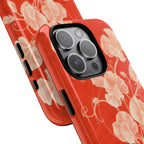 Red Flora MagSafe iPhone Case