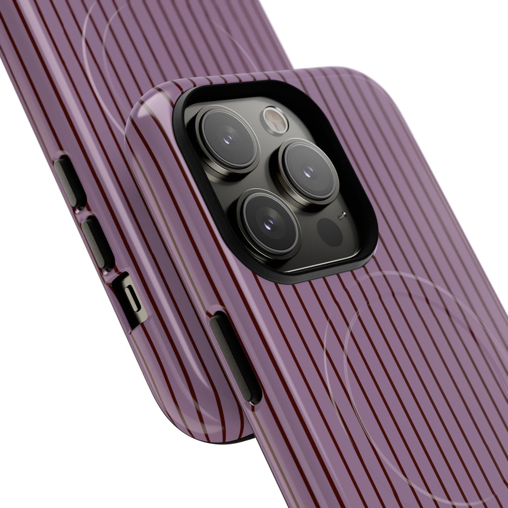 Plum Berry Soft Stripes
