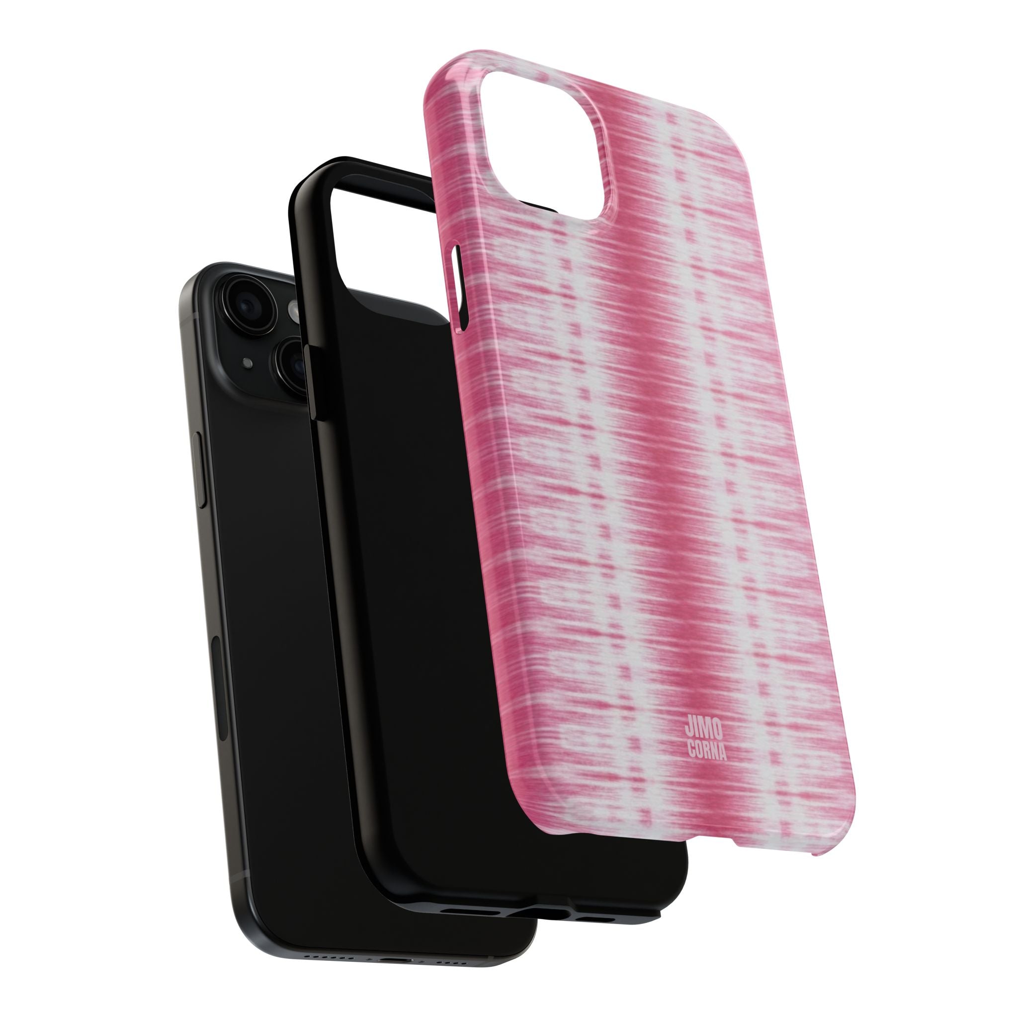 Pink Woven Texture iPhone Case