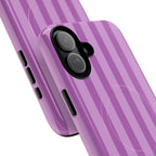 Bold Stripes MagSafe iPhone Case | Plum